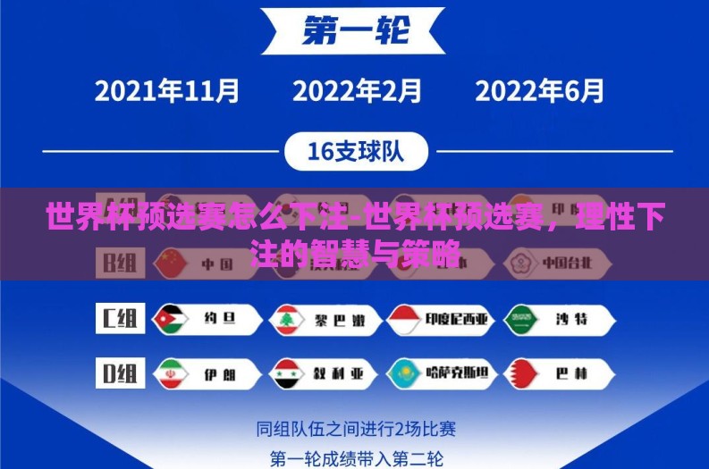 世界杯预选赛怎么下注-世界杯预选赛，理性下注的智慧与策略