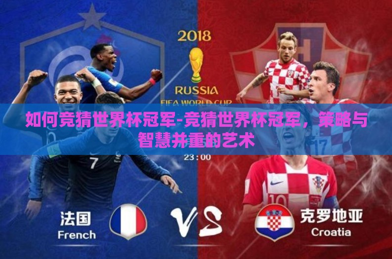 如何竞猜世界杯冠军-竞猜世界杯冠军，策略与智慧并重的艺术