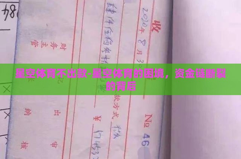 星空体育不出款-星空体育的困境，资金链断裂的背后